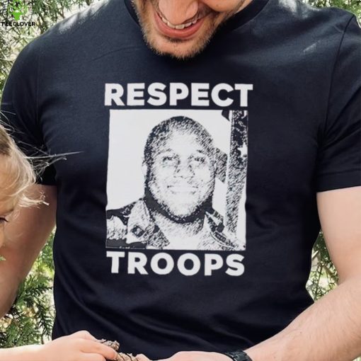 Christopher Dorner Respect Troops shirt
