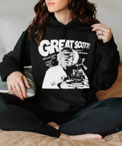 Christopher Lloyd Wearing Great Scott Shirt