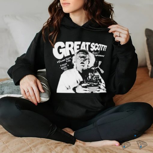 Christopher Lloyd Wearing Great Scott Shirt