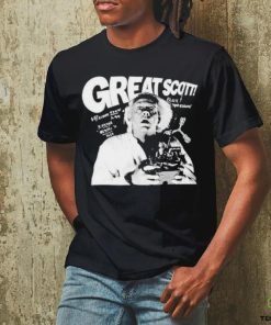 Christopher Lloyd Wearing Great Scott Shirt