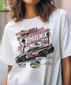 Christopher bell wins at dominant in the desert phoenix checkered flag sports 2024 shriners children’s 500 race win shirt