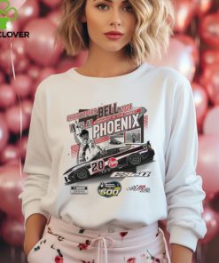 Christopher bell wins at dominant in the desert phoenix checkered flag sports 2024 shriners children’s 500 race win hoodie, sweater, longsleeve, shirt v-neck, t-shirt