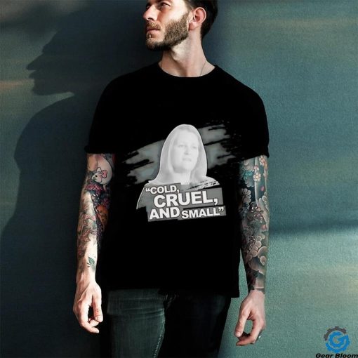 Chrystia Freeland cold cruel and small shirt