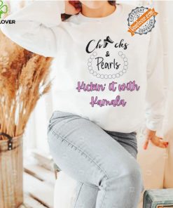 Chucks and pearls kickin’ it with Kamala Harris shirt