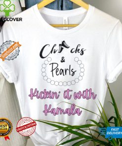 Chucks and pearls kickin’ it with Kamala Harris shirt
