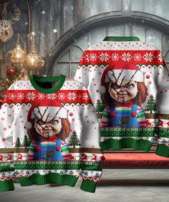 Chucky Wanna Play In Christmas Ugly Sweater
