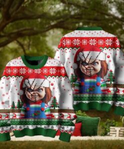 Chucky Wanna Play In Christmas Ugly Sweater