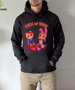 Chucky and Tiffany Hello Kitty Trick or Treat shirt