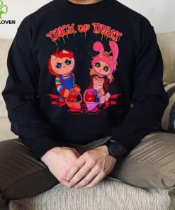 Chucky and Tiffany Hello Kitty Trick or Treat shirt