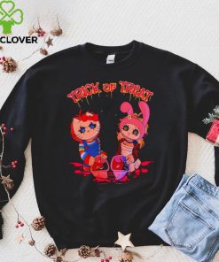 Chucky and Tiffany Hello Kitty Trick or Treat shirt