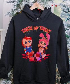 Chucky and Tiffany Hello Kitty Trick or Treat shirt