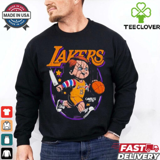 Chucky x NBA Los Angeles Lakers Graphic 2024 t shirt