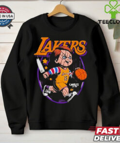 Chucky x NBA Los Angeles Lakers Graphic 2024 t shirt