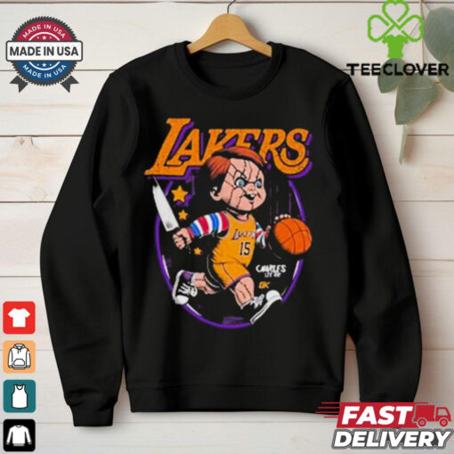 Chucky x NBA Los Angeles Lakers Graphic 2024 t shirt