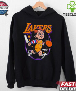 Chucky x NBA Los Angeles Lakers Graphic 2024 t shirt