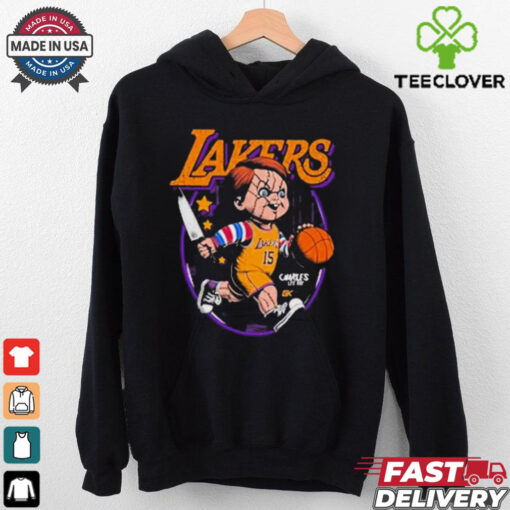 Chucky x NBA Los Angeles Lakers Graphic 2024 t shirt