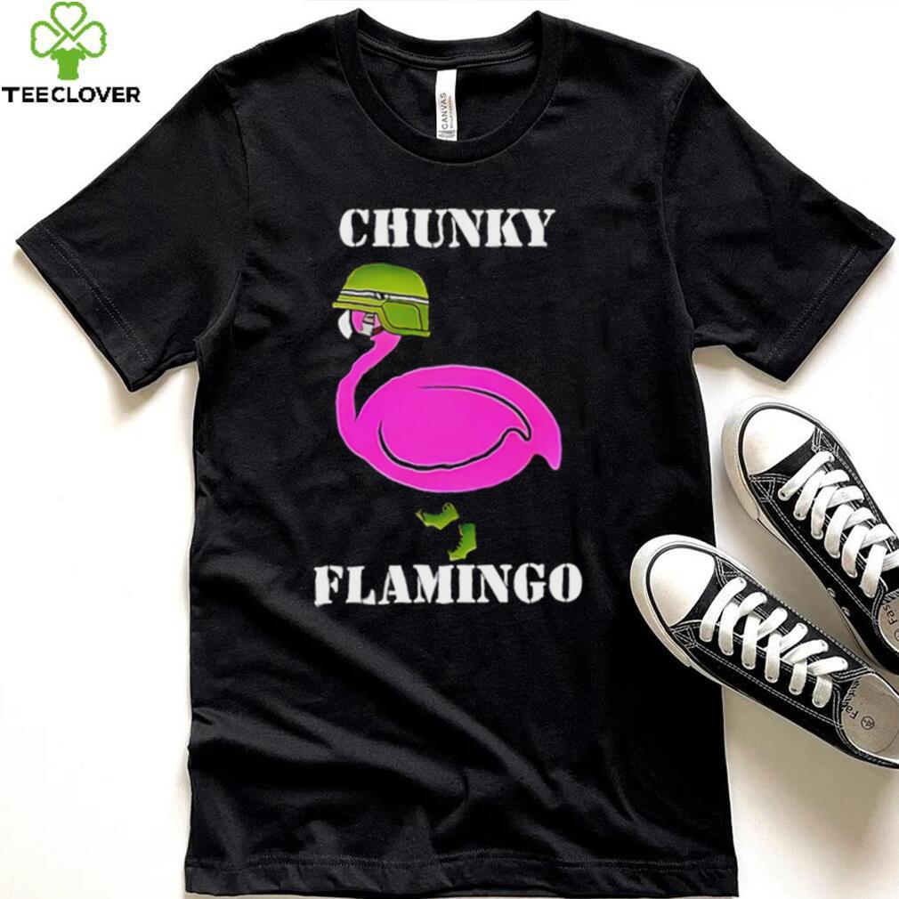Chunky Flamingo veteran hat art shirt Chunky Flamingo veteran hat art shirt
