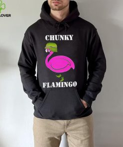 Chunky Flamingo veteran hat art shirt