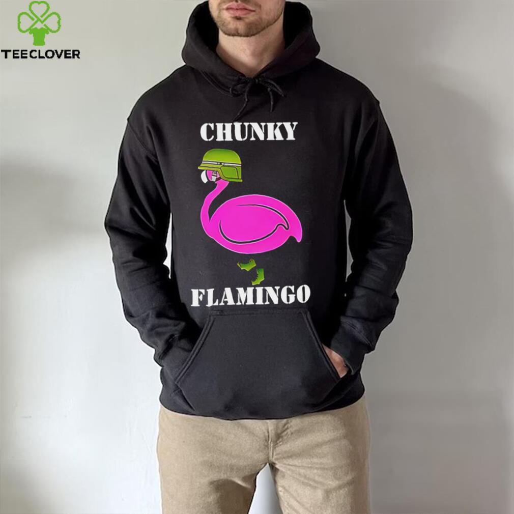 Chunky Flamingo veteran hat art shirt Chunky Flamingo veteran hat art shirt