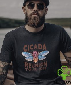 Cicada Reunion Tour 2024 Short Sleeve Graphic Tee 90 S Grunge Boho Style Shirt