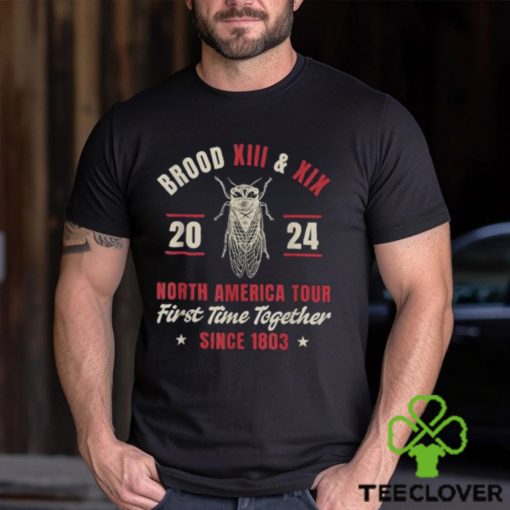 Cicada Swarm 2024 Brood XIII & XIX North America Tour 2024 T Shirt