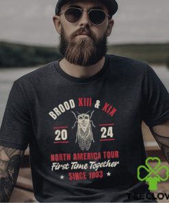 Cicada Swarm 2024 Brood XIII & XIX North America Tour 2024 T Shirt