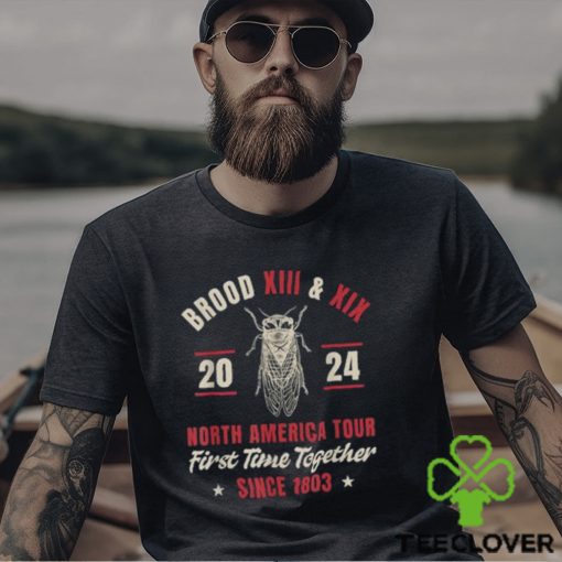 Cicada Swarm 2024 Brood XIII & XIX North America Tour 2024 T Shirt