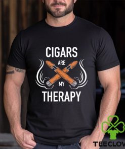 Cigars are my therapy logo hoodie, sweater, longsleeve, shirt v-neck, t-shirt