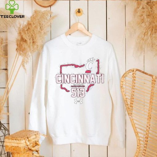 CincinnatI bearcats black 513 area code shirt