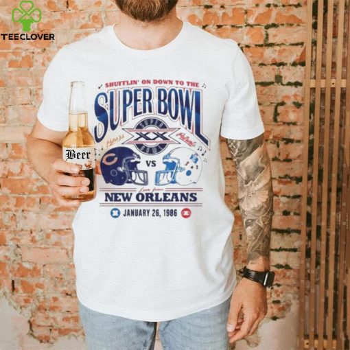 CincinnatI bears vs new england Patriots shiffrin’ on down to the super bowl live from new orleans T hoodie, sweater, longsleeve, shirt v-neck, t-shirt