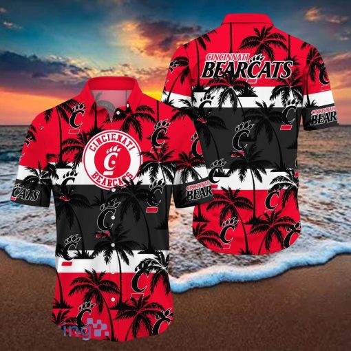 Cincinnati Bearcats All Over Print Logo And Coconut Trending Summer Gift Aloha Hawaiian Shirt