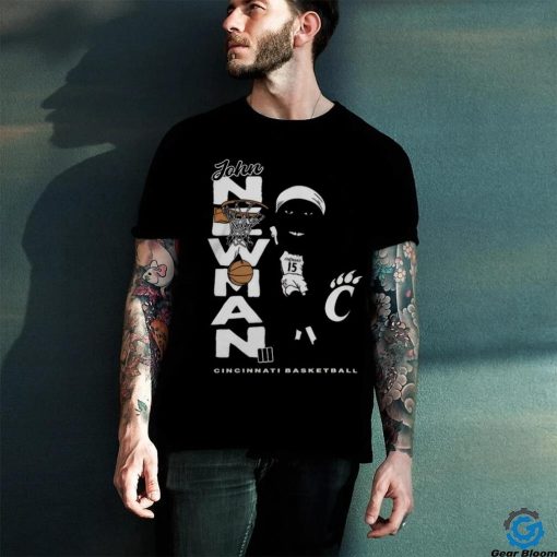 Cincinnati Bearcats John Newman III Cartoon Player Shirt