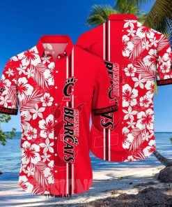 Cincinnati Bearcats NCAA Floral All Over Print Hawaiian Shirt