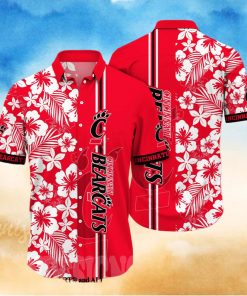 Cincinnati Bearcats NCAA Floral All Over Print Hawaiian Shirt