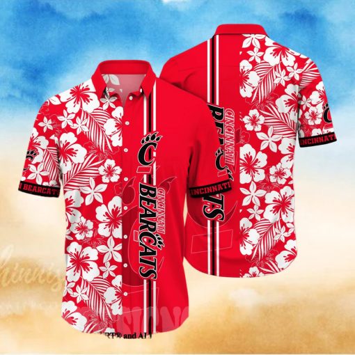 Cincinnati Bearcats NCAA Floral All Over Print Hawaiian Shirt