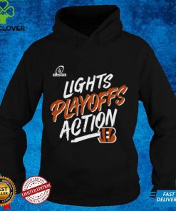 Cincinnati Bengals 2022 Nfl Playoffs Bound Lights Action Shirt