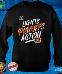 Cincinnati Bengals 2022 Nfl Playoffs Bound Lights Action Shirt