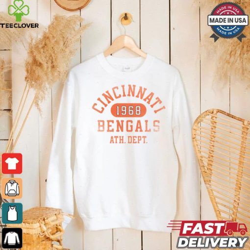Cincinnati Bengals Athletic Club Heavyweight T Shirt
