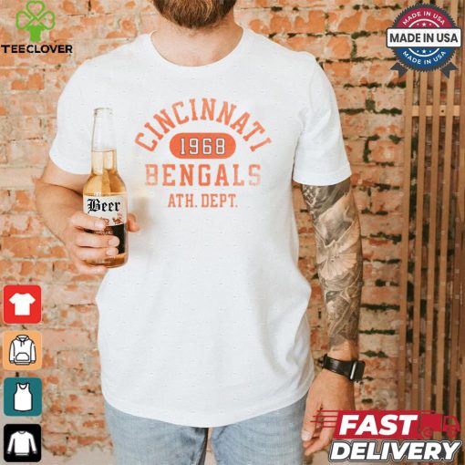 Cincinnati Bengals Athletic Club Heavyweight T Shirt
