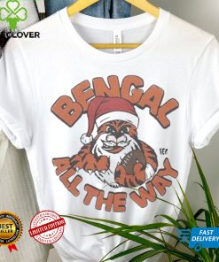 Cincinnati Bengals Bengal All The Way Christmas Shirt