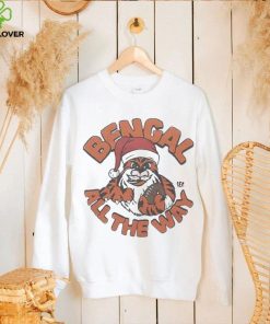 Cincinnati Bengals Bengal All The Way Christmas Shirt