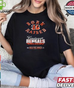 Cincinnati Bengals Born x Raised Black Chrome Rocker Shirt 1 Cincinnati Bengals Born x Raised Black Chrome Rocker Shirt