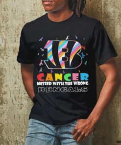 Cincinnati Bengals Cancer Messed With The Wrong Bengals 2023 Shirt