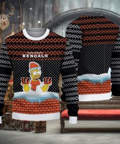 Cincinnati Bengals Christmas Simpson Hot Trending Ugly Sweater For Fans