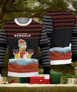 Cincinnati Bengals Christmas Simpson Hot Trending Ugly Sweater For Fans