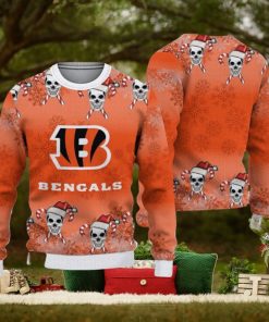 Cincinnati Bengals Christmas Skull Hot Trending Ugly Sweater For Fans