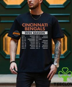 Cincinnati Bengals Complete Schedule 2024 Shirt