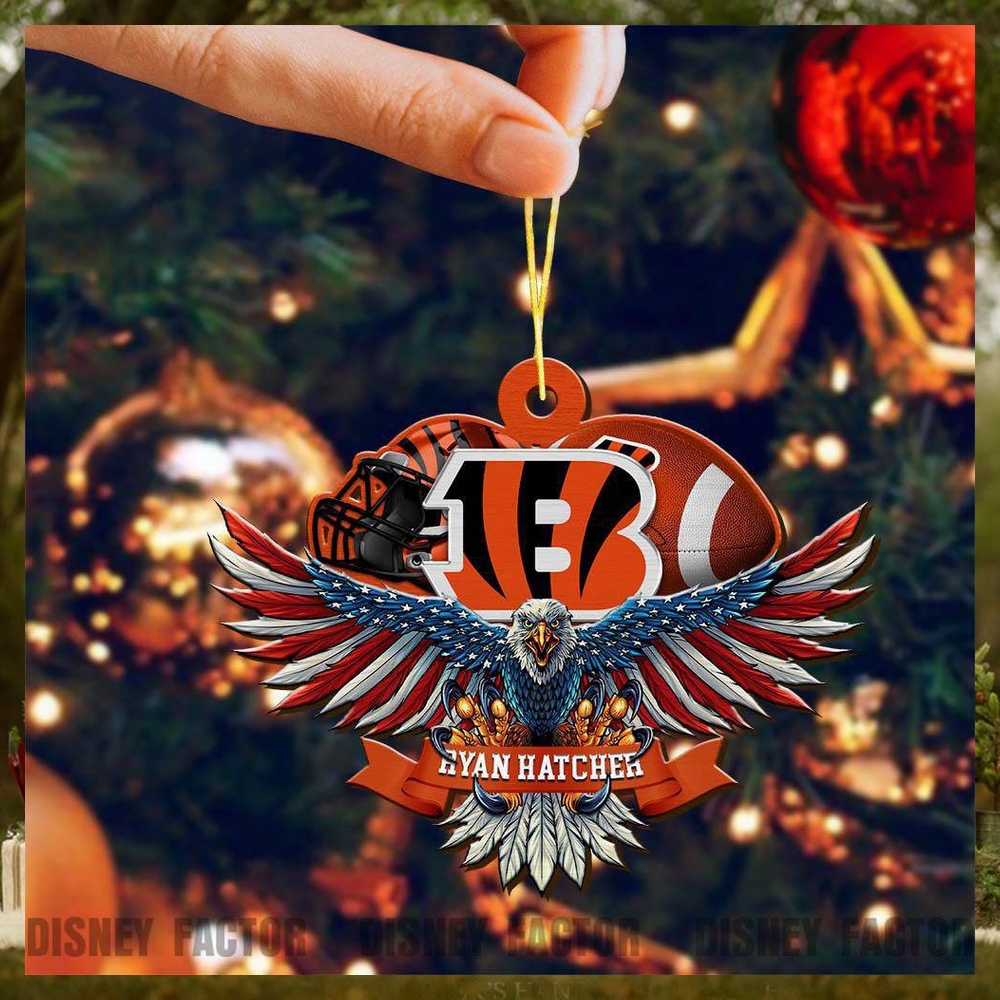 Cincinnati Bengals Decorations, Eagles Christmas Ornaments Cincinnati Bengals Decorations, Eagles Christmas Ornaments