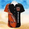 Cincinnati Bengals Short Sleeve Button Up Tropical Hawaiian Shirt VER023