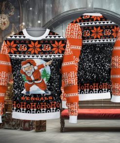Cincinnati Bengals Fans Santa Claus Ugly Christmas Sweater Gift